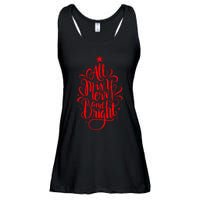 All Is Merry And Bright Christmas Holiday Ladies Essential Flowy Tank