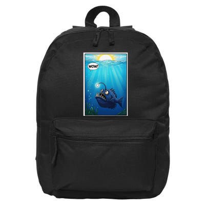 Anglerfish I Made It Seeing Light For The First Time 16 in Basic Backpack