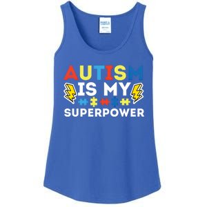 Autism Is My Superpower Autistic Advocate Gift Ladies Essential Tank