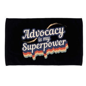 Advocacy Is My Superpower Design Advocacy Microfiber Hand Towel