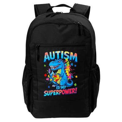 Autism Is My Superpower Dinosaur  Autism Awareness Backpack