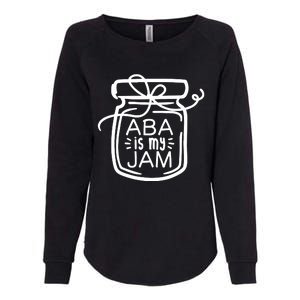 ABA Is My Jam Autism Awareness Womens California Wash Sweatshirt