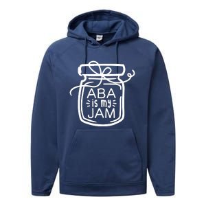 ABA Is My Jam Autism Awareness Performance Fleece Hoodie