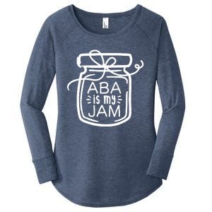 ABA Is My Jam Autism Awareness Women's Perfect Tri Tunic Long Sleeve Shirt