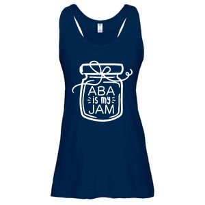 ABA Is My Jam Autism Awareness Ladies Essential Flowy Tank