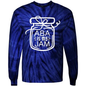 ABA Is My Jam Autism Awareness Tie-Dye Long Sleeve Shirt