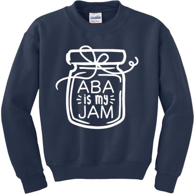 ABA Is My Jam Autism Awareness Kids Sweatshirt