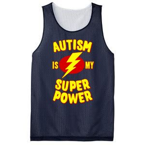 Autism is My Super Power Mesh Reversible Basketball Jersey Tank