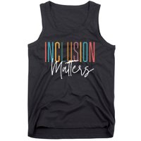 Acceptance Inclusion Matters Autism Awareness Tank Top