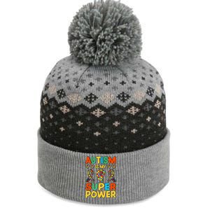 Autism Is My Super Power The Baniff Cuffed Pom Beanie