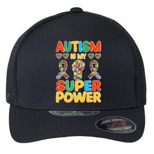 Autism Is My Super Power Flexfit Unipanel Trucker Cap