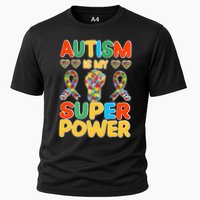 Autism Is My Super Power Cooling Performance Crew T-Shirt