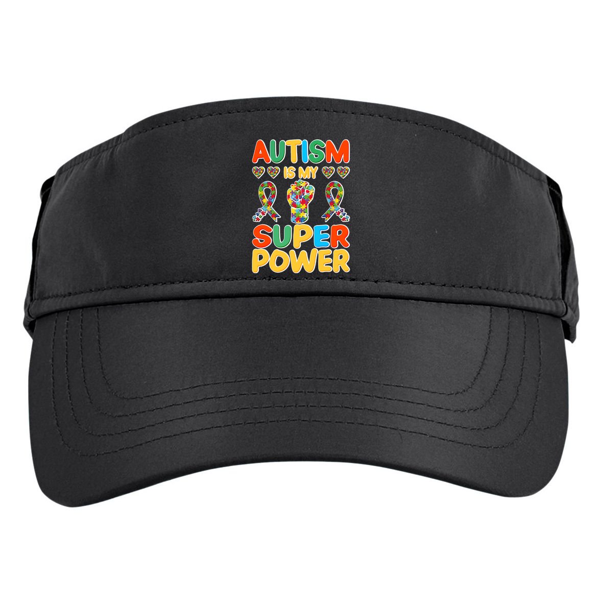 Autism Is My Super Power Adult Drive Performance Visor
