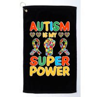 Autism Is My Super Power Golf Towel