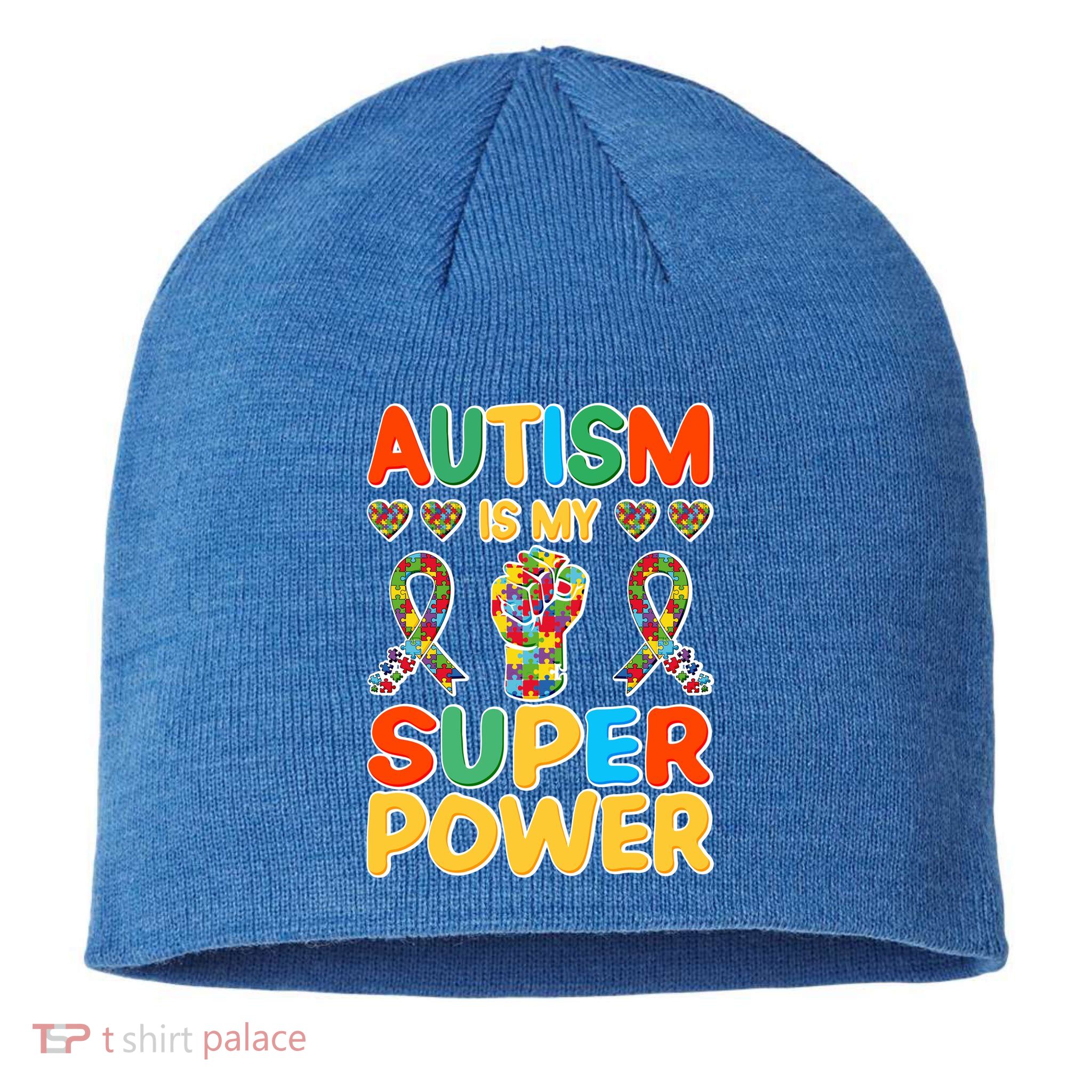 Autism Is My Super Power Sustainable Beanie