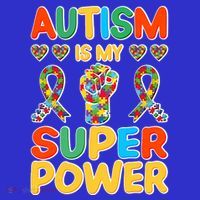 Autism Is My Super Power 16 in Basic Backpack