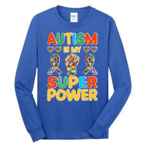 Autism Is My Super Power Tall Long Sleeve T-Shirt