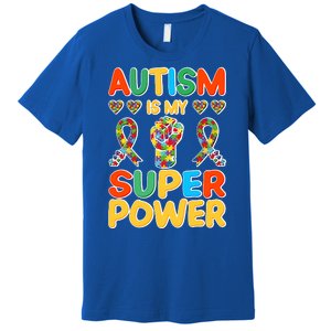 Autism Is My Super Power Premium T-Shirt