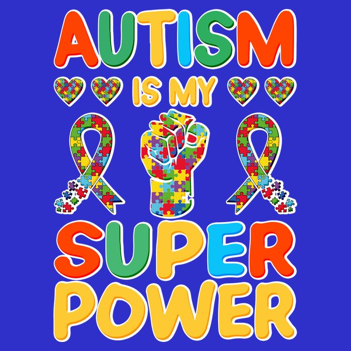 Autism Is My Super Power Tie-Dye T-Shirt