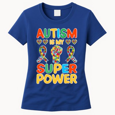 Autism Is My Super Power Womens T-Shirt
