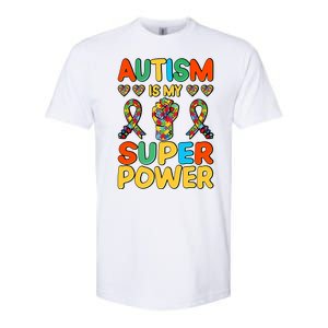 Autism Is My Super Power Softstyle CVC T-Shirt