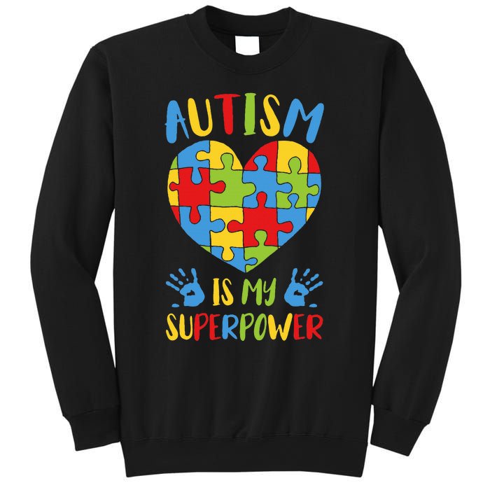 Autism is My Superpower Superhero Autism Awareness Sweatshirt