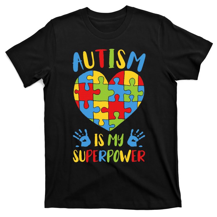 Autism is My Superpower Superhero Autism Awareness T-Shirt