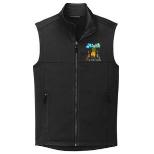 Aloha Its My 9th Birthday 9 Years Hawaiian Luau Candle Collective Smooth Fleece Vest