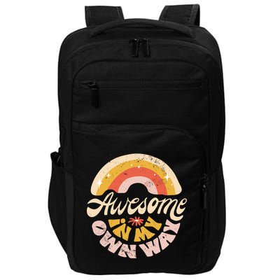 Awesome In My Own Way Vintage Impact Tech Backpack