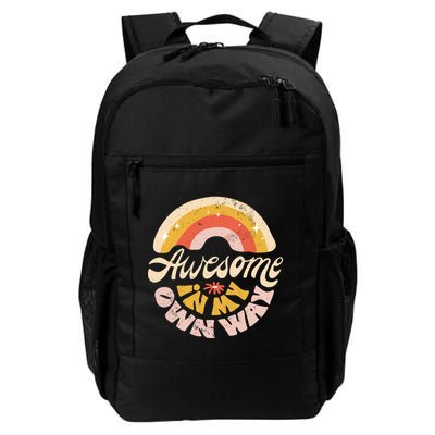 Awesome In My Own Way Vintage Backpack