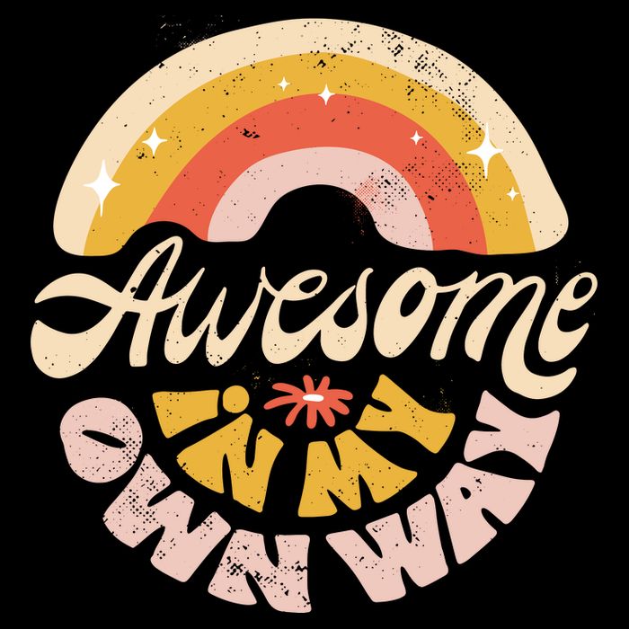 Awesome In My Own Way Vintage Bucket Hat