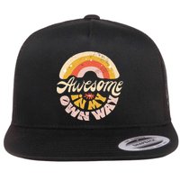 Awesome In My Own Way Vintage Flatbill Hat