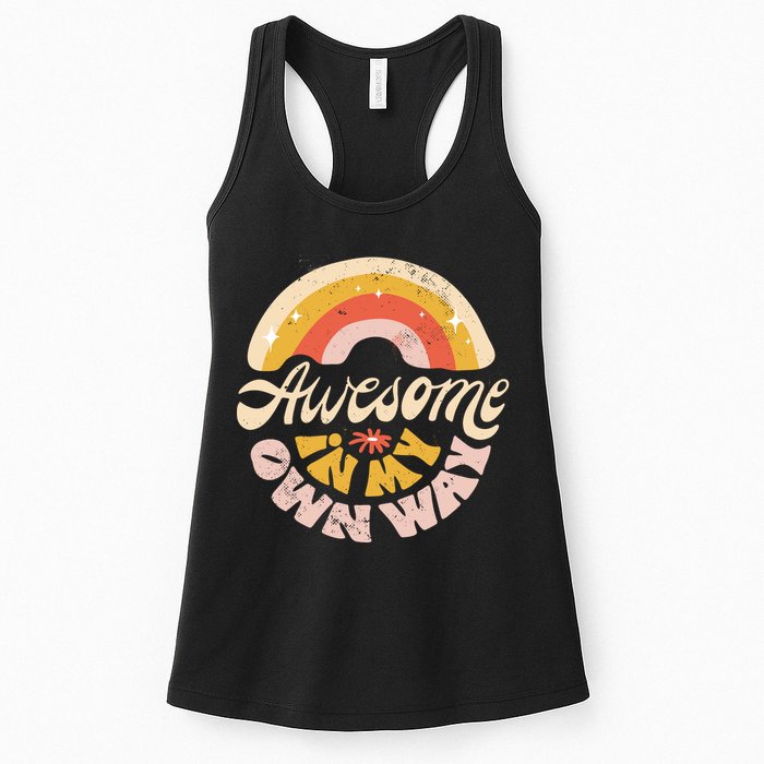 Awesome In My Own Way Vintage Womens Tank Top