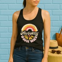 Awesome In My Own Way Vintage Womens Tank Top