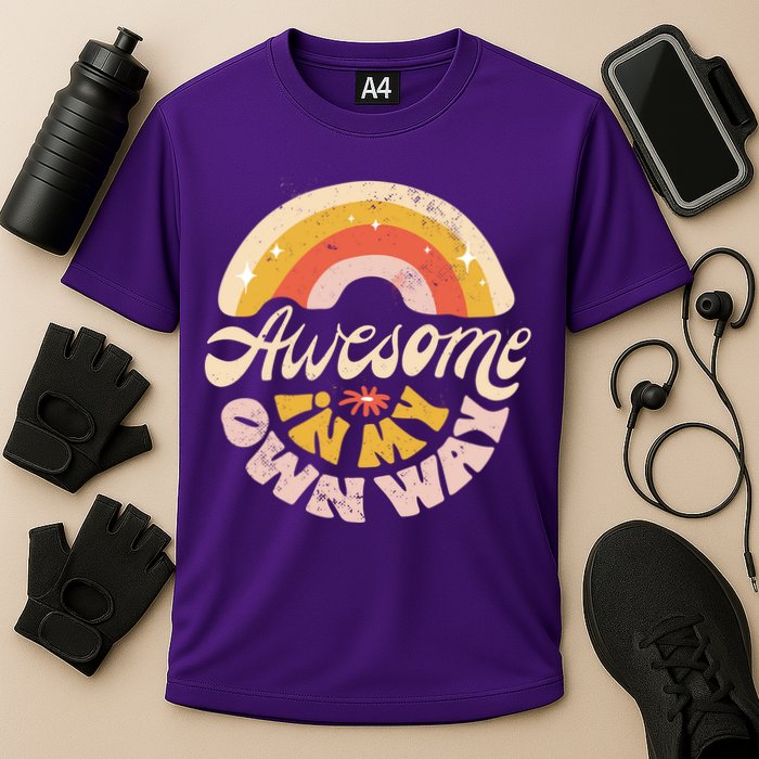 Awesome In My Own Way Vintage Performance Shirt