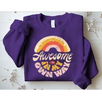 Awesome In My Own Way Vintage Sweatshirt