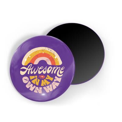 Awesome In My Own Way Vintage Magnet
