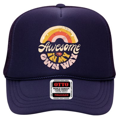 Awesome In My Own Way Vintage Trucker Hat