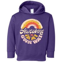 Awesome In My Own Way Vintage Toddler Hoodie