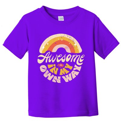 Awesome In My Own Way Vintage Toddler T-Shirt