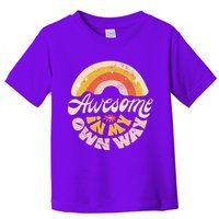 Awesome In My Own Way Vintage Toddler T-Shirt