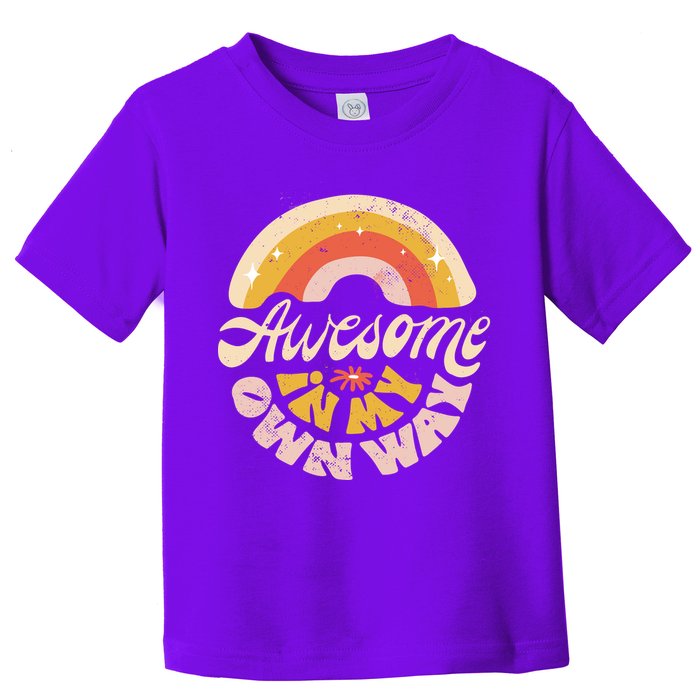 Awesome In My Own Way Vintage Toddler T-Shirt