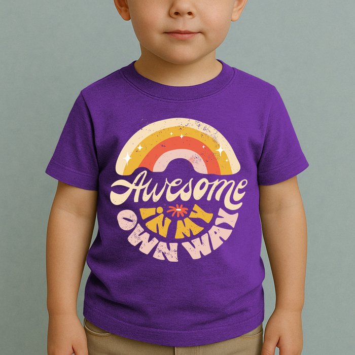 Awesome In My Own Way Vintage Toddler T-Shirt