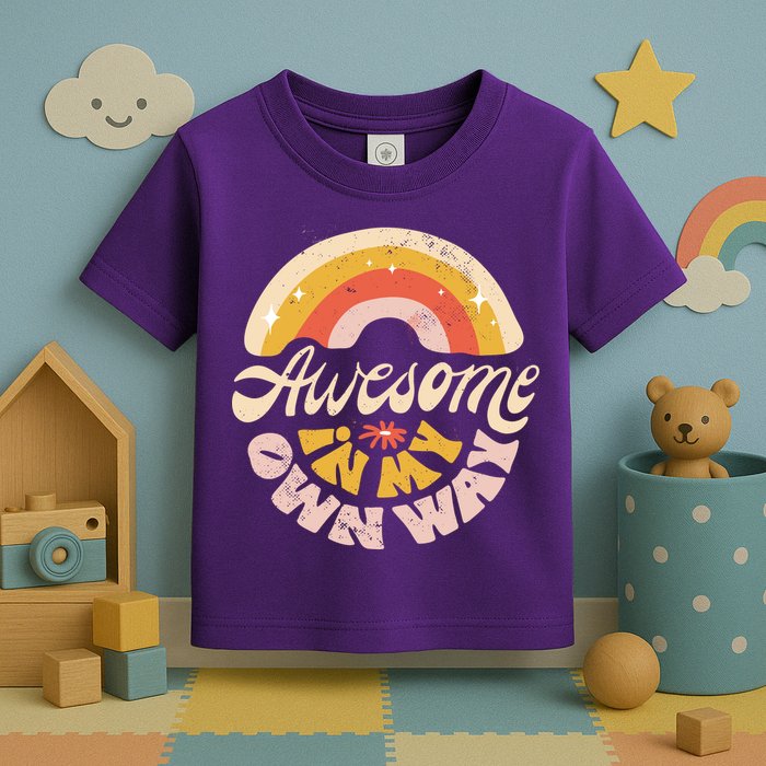 Awesome In My Own Way Vintage Toddler T-Shirt