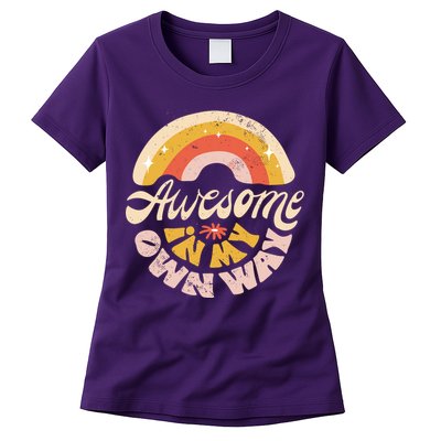 Awesome In My Own Way Vintage Womens T-Shirt