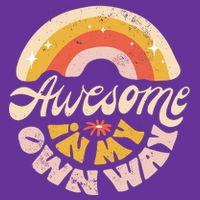 Awesome In My Own Way Vintage Women's V-Neck T-Shirt