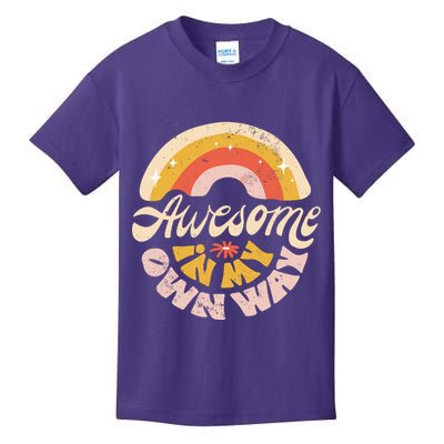 Awesome In My Own Way Vintage Kids T-Shirt