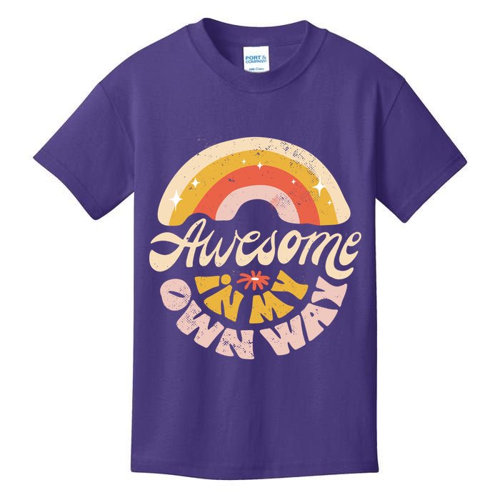 Awesome In My Own Way Vintage Kids T-Shirt