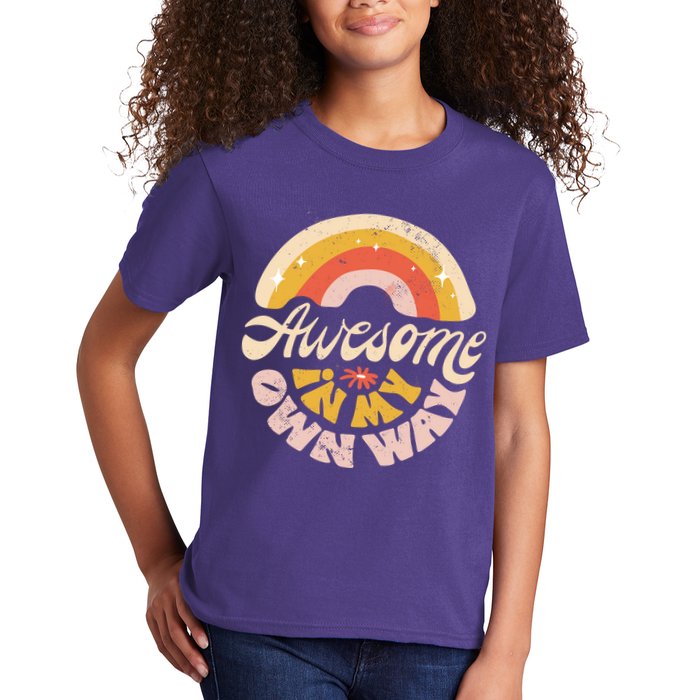Awesome In My Own Way Vintage Kids T-Shirt