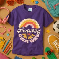 Awesome In My Own Way Vintage Kids T-Shirt